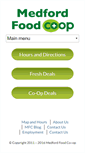 Mobile Screenshot of medfordfood.coop